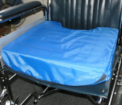 Checkerboard Foam Wheelchair Cushion with Coccyx cut out