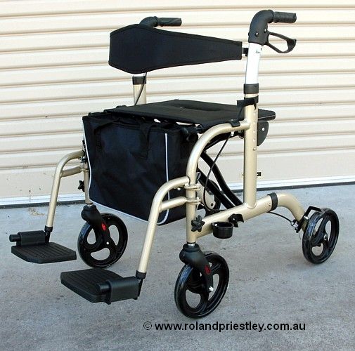 Dual Rollator Wheelchair
