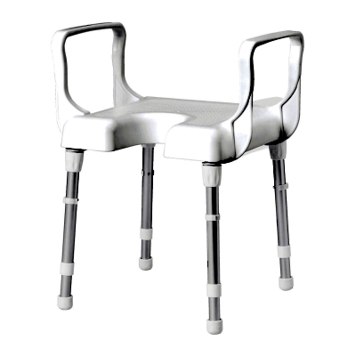 Rebotec Cannes Shower Stool with arms