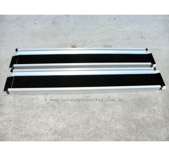 Telescopic Channel Wheelchair Track Ramps 7 ft or 2130 mm Aidapt VA147S